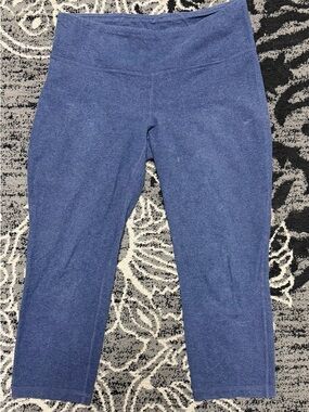 Patagonia Heathered Blue Capri Leggings